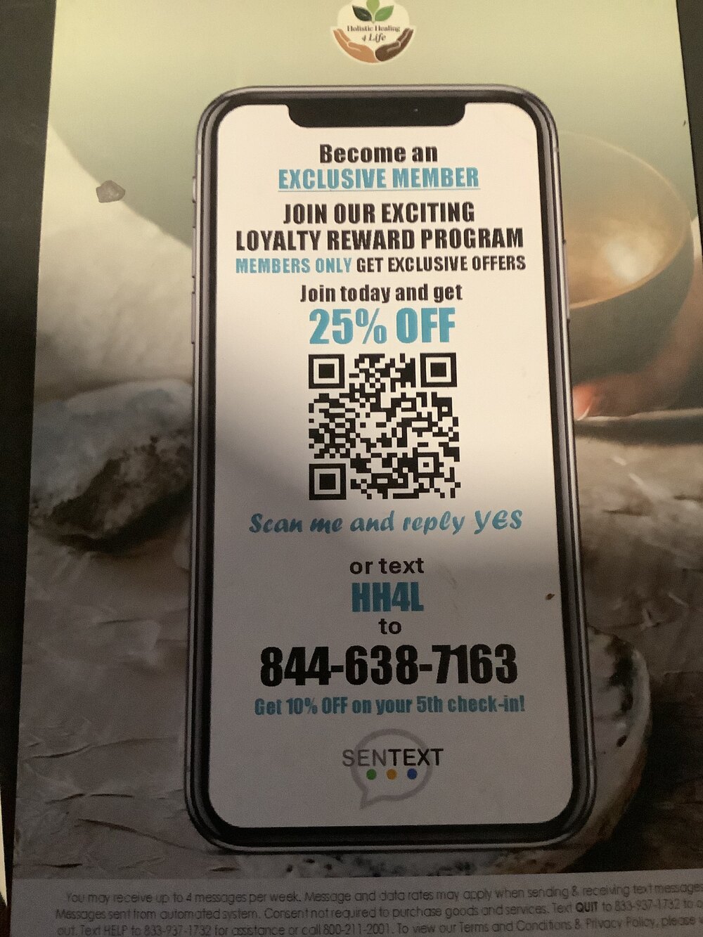 Loyalty rewards promotion with customer signup QR code